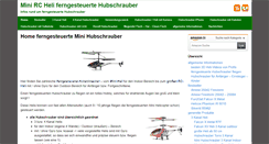 Desktop Screenshot of mini-rc-heli-ferngesteuerte-hubschrauber.de